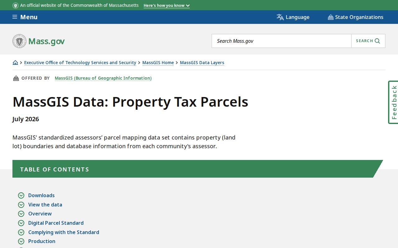 Yarmouth neighbors research with MassGIS property tax parcels
